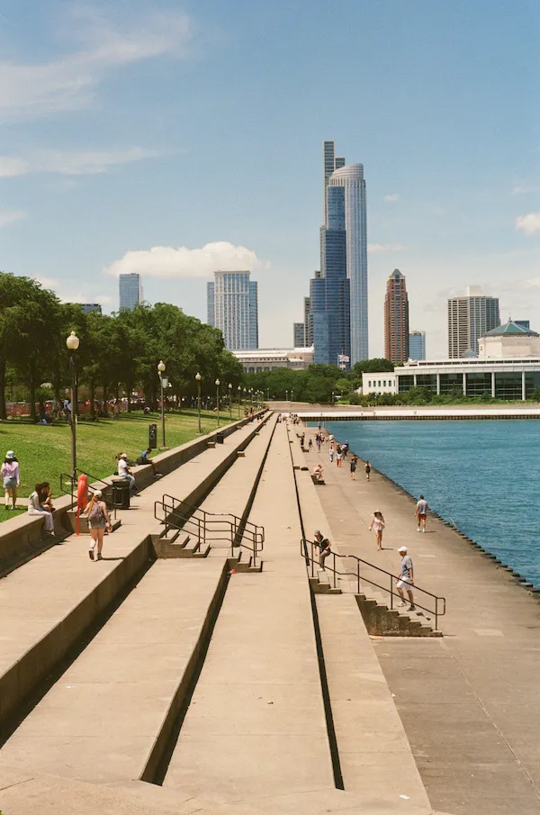 Chicago Skyline from the Alder Planetarium